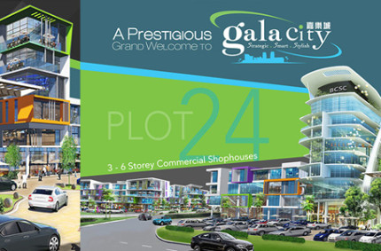 Gala City Kuching Stampin 3 – 6 Storey Shop House